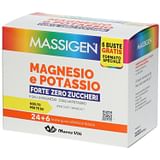 MASSIGEN MAGNESIO POTASSIO FORTE ZERO ZUCCHERO 24 BUSTINE + 6 BUSTINE