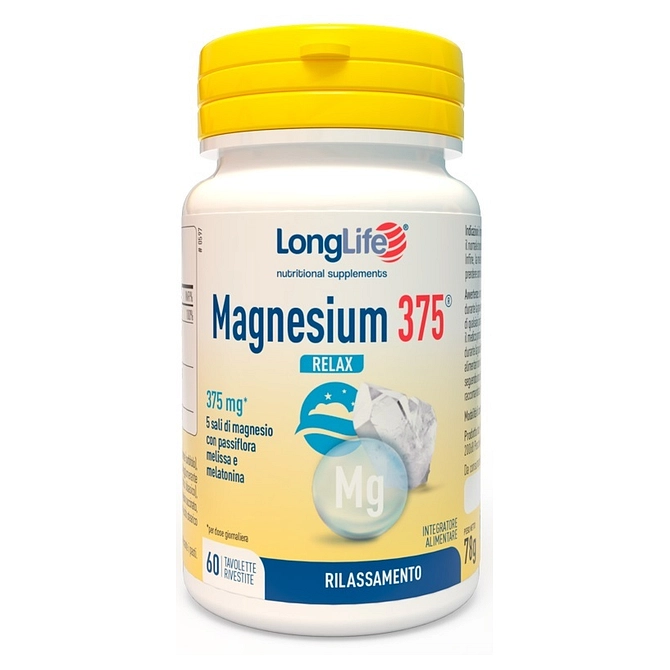 Longlife Magnesium 375 Relax 60 Tavolette