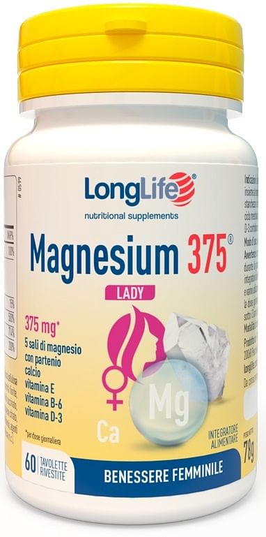 Longlife Magnesium 375 Lady 60 Tavolette