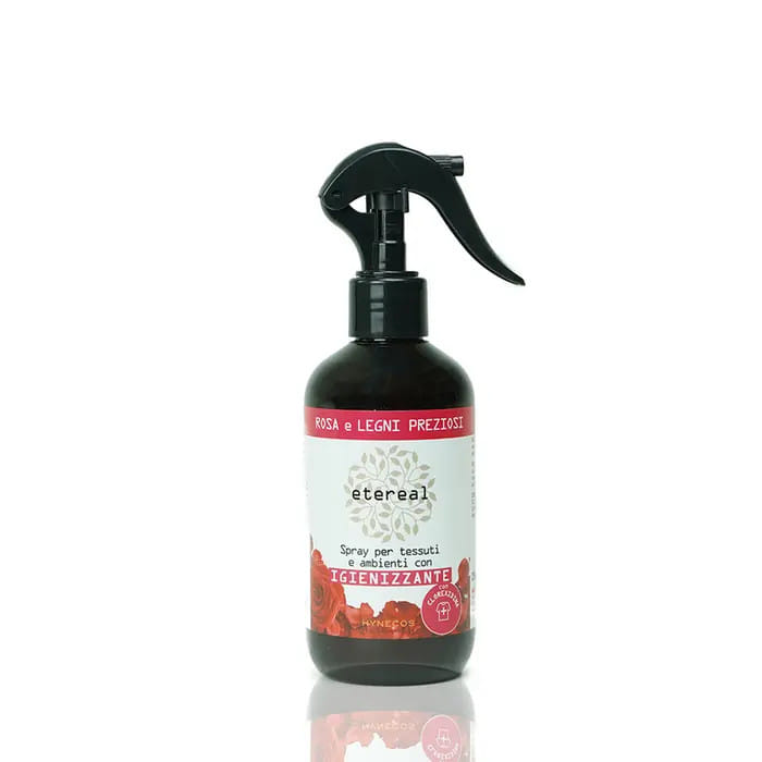 ETEREAL SPRAY PER TESSUTI E AMBIENTI IGIENIZZANTE ROSA E LEGNI PREZIOSI 250 ML