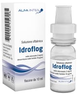 SOLUZIONE OFTALMICA IDROFLOG ACIDO IALURONATO 2 MG/ML E IDROCORTISONE SODIO FOSFATO 10 MCG/ML 10 ML