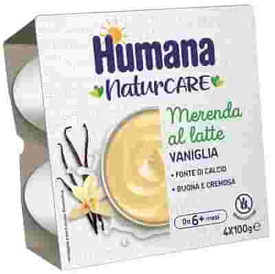 HUMANA MERENDA VANIGLIA 4 VASETTI DA 100 G