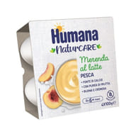 HUMANA MERENDA PESCA 4 PEZZI DA 100 G