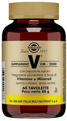SUPPLEMENT VM 2000 60 TAVOLETTE SUPPLEMENT VM 2000 60 TAVOLETTE