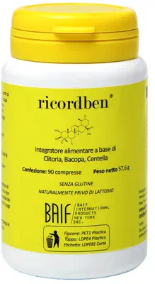 RICORDBEN 90 COMPRESSE RICORDBEN 90 COMPRESSE