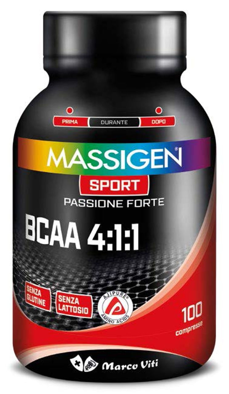 MASSIGEN SPORT BCAA 4:1:1 100 COMPRESSE