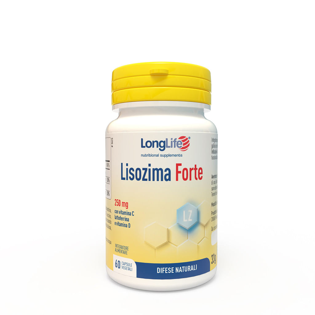 LONGLIFE LISOZIMA FORTE 60 CAPSULE VEGETALI DA 600 MG