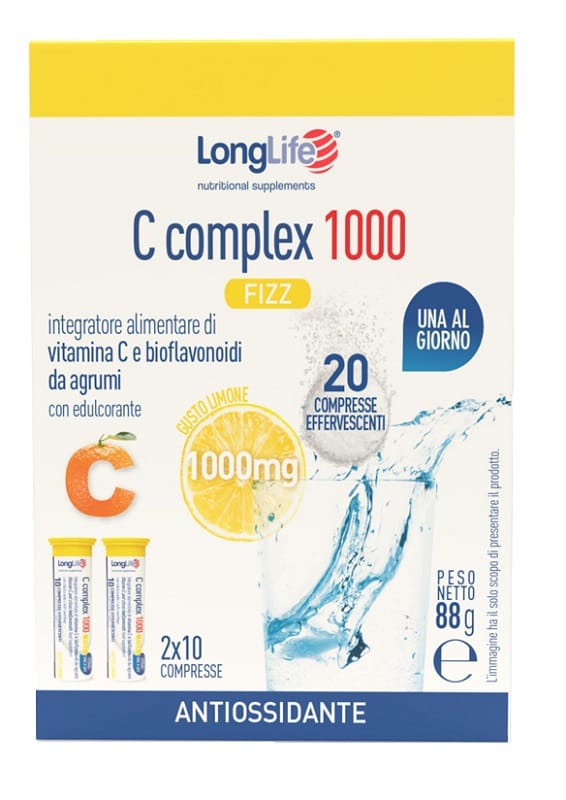 LONGLIFE C COMPLEX 1000 FIZZ 20 COMPRESSE EFFERVESCENTI
