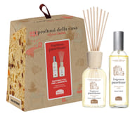 I PROFUMI DELLA CASA SET PANETTONE 1 SPRAY AMBIENTE 100 ML + BASTONCINI AROMATICI AMBIENTE 100 ML