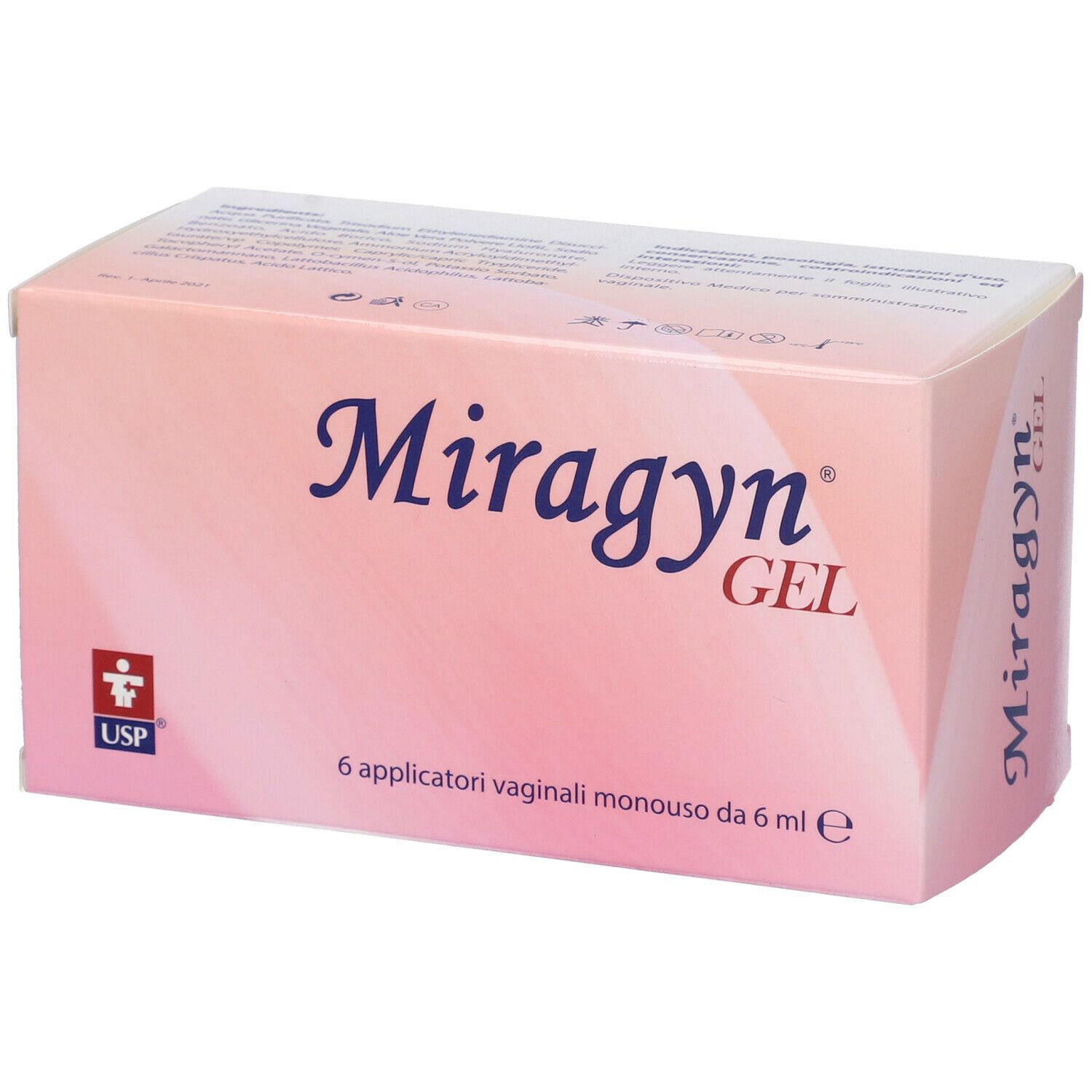 Miragyn Gel Vaginale 6 Applicatori X 6 Ml