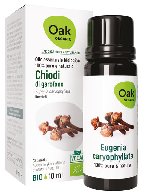 OAK CHIODI DI GAROFANO OLIO ESSENZIALE BIO FLACONE 10 ML