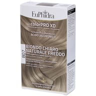EUPHIDRA COLORPRO XD 807 BIONDO CHIARO NATURALE F COLORE + ATTIVANTE + BALSAMO + CUFFIA + GUANTI