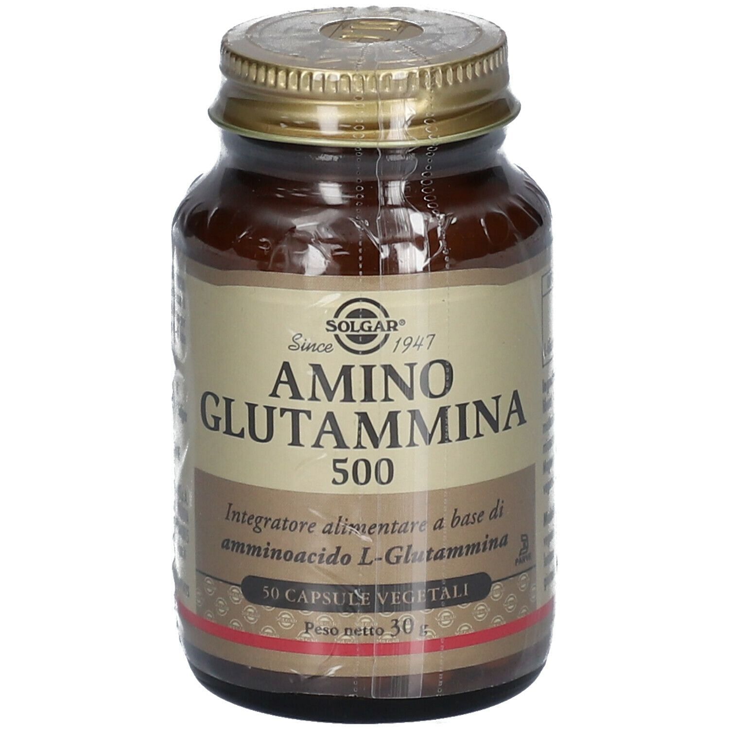 Amino Glutammina 500 50 Capsule Vegetali