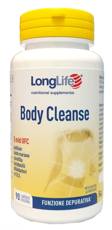 LONGLIFE BODY CLEANSE 90 CAPSULE VEGETALI SENZA GLUTINE