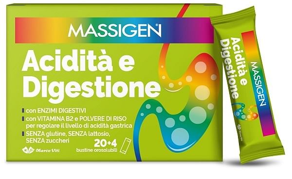 Massigen Acidita' E Digestione 24 Stickpack