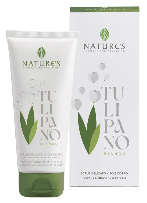 NATURE'S TULIPANO BIANCO SCRUB VISO E CORPO EDIZIONE LIMITATA 200 ML