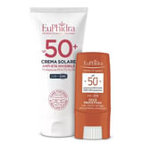 EUPHIDRA KA KIT VISO POCHETTE CREMA VISO 50+ 50 ML + STICK SOLARE 50+ 8 ML