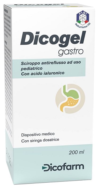 Sciroppo Antireflusso Pediatrico Dicogel Gastro 200 Ml