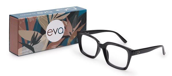 OCCHIALE DA LETTURA CONTACTA EVA NERO +1,50