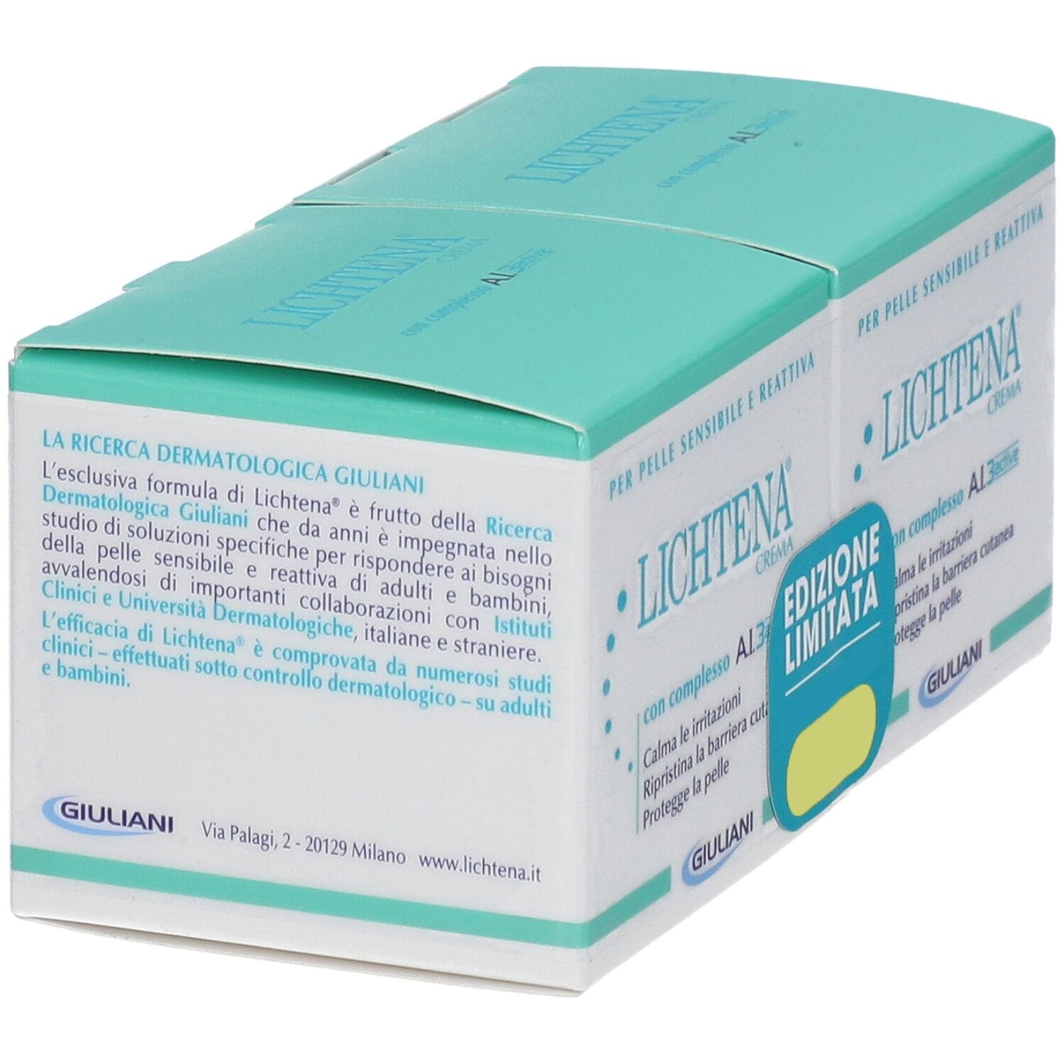 LICHTENA CREMA CON COMPLESSO AI3ACTIVE PROMO 2 X 50 ML