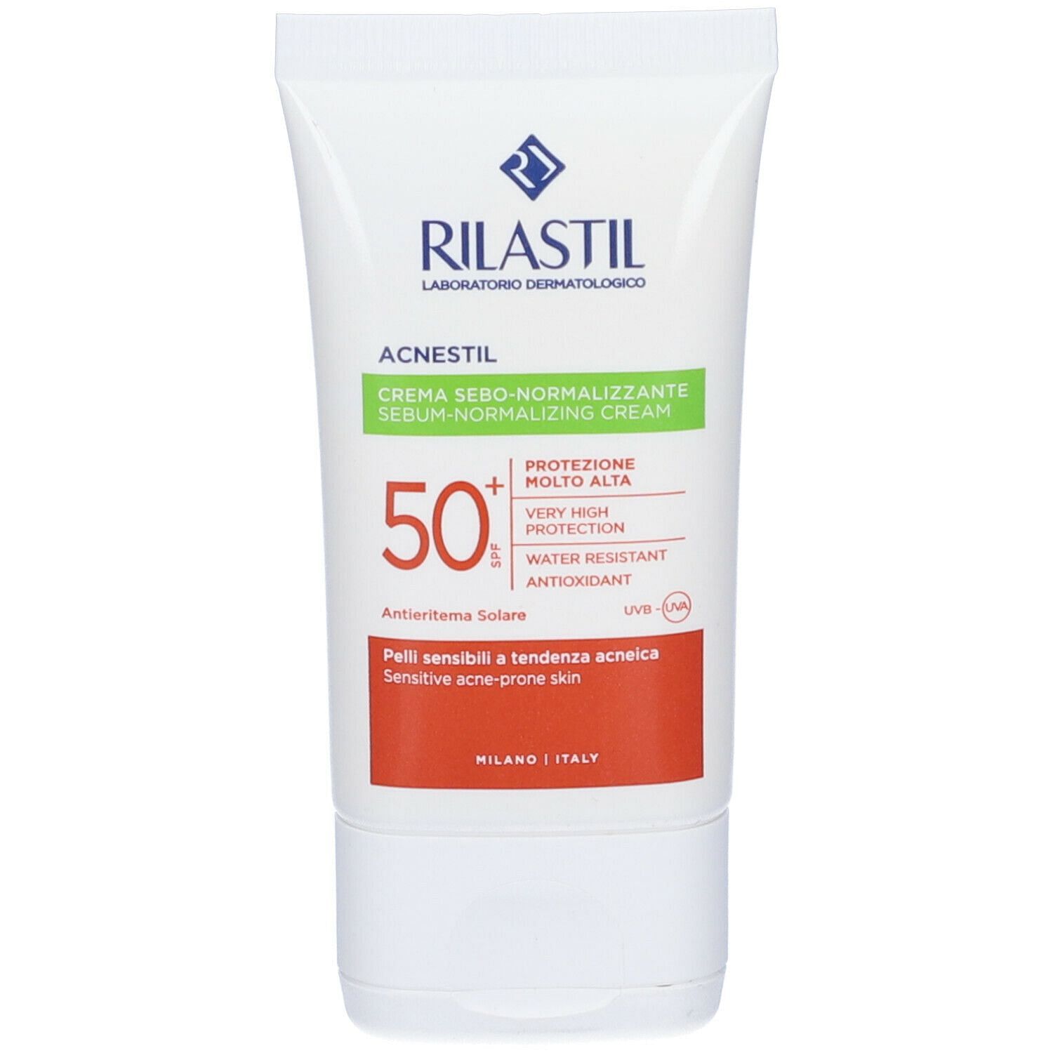 Rilastil Sun System Acnestil Crema Spf50+ 40 Ml