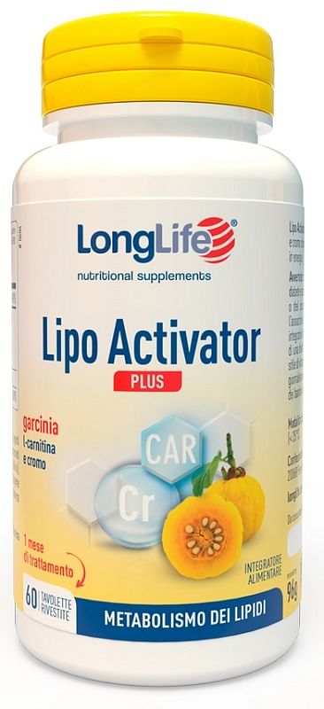 Longlife Lipo Activator Plus 60 Tavolette