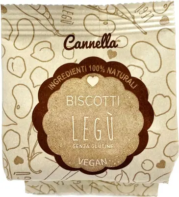 LEGU' BISCOTTI RISO CANNELLA 24 G LEGU' BISCOTTI RISO CANNELLA 24 G