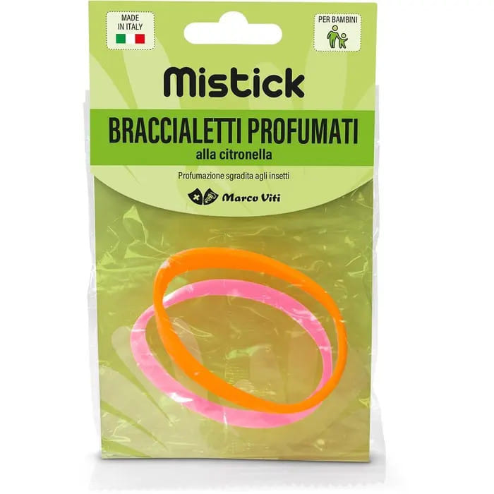 MISTICK BRACCIALETTI ROSA + ARANCIA 2 PEZZI