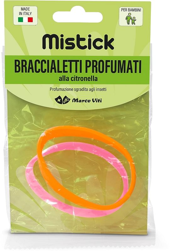 Mistick Braccialetti Rosa + Arancia 2 Pezzi