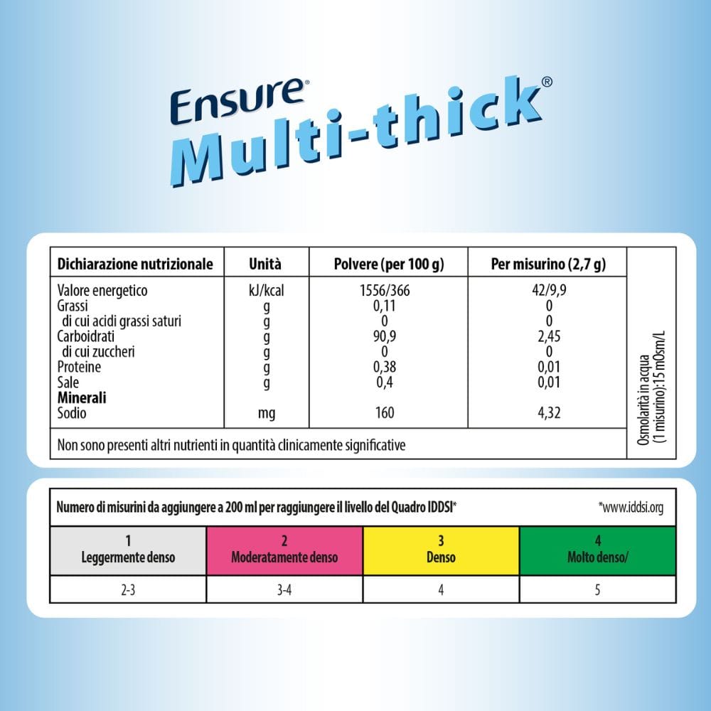 ENSURE MULTI THICK ADDENSANTE ISTANTANEO BARATTOLO 250 G
