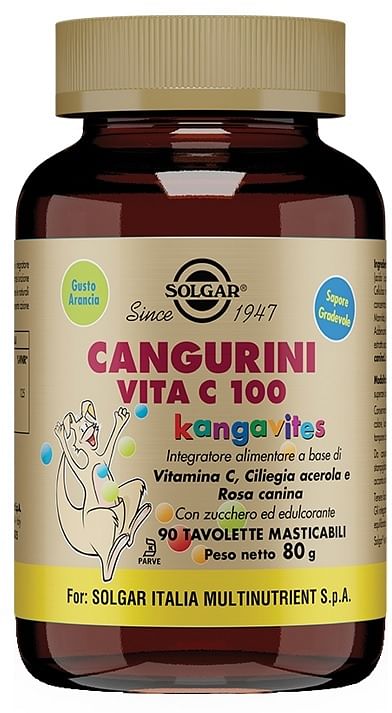 Cangurini Vita C 100 90 Tavolette Masticabili