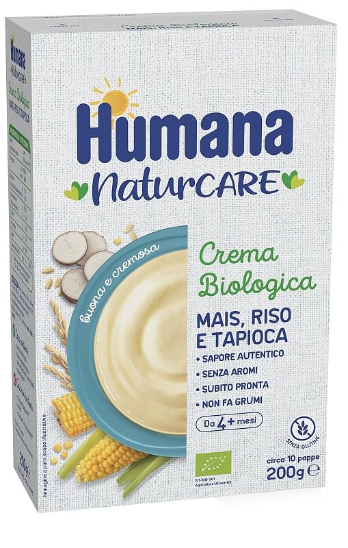 Humana Crema Mais Riso Tapioca Bio 200 G