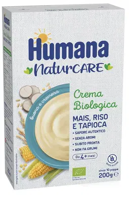 HUMANA CREMA MAIS RISO TAPIOCA BIO 200 G HUMANA CREMA MAIS RISO TAPIOCA BIO 200 G