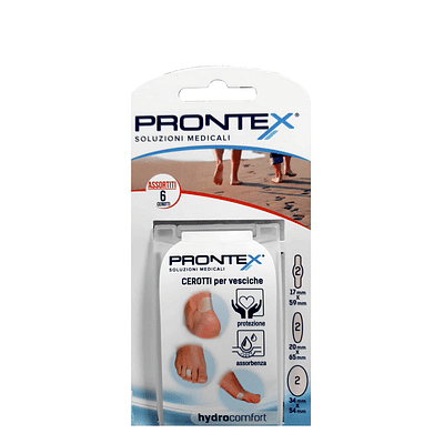 MEDICAZIONE IN IDROCOLLOIDI HYDROCOMFORT ASSORTITI 6 PEZZI