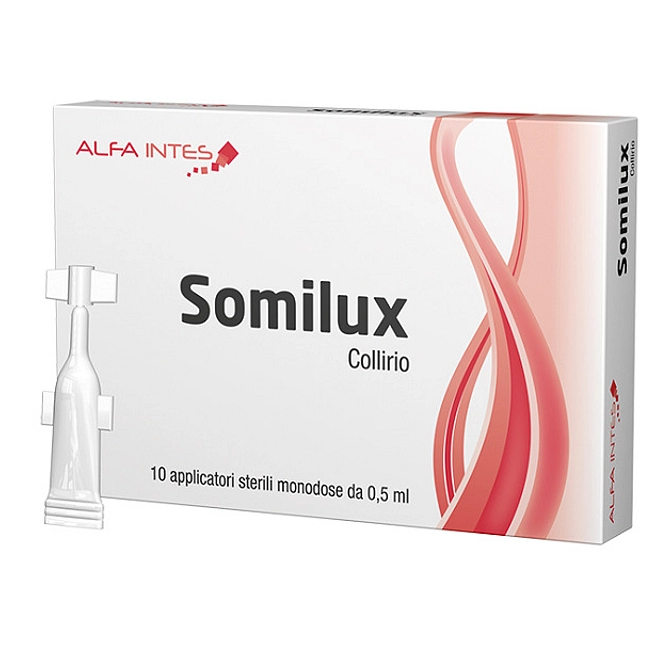 Somilux Collirio 10 Applicatori Sterili Monodose Da 0,5 Ml