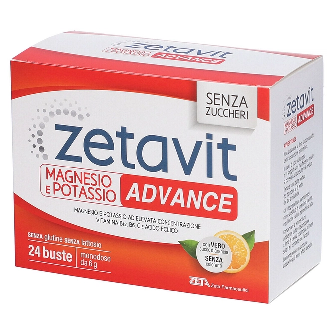 Zetavit Magnesio Potassio Advance Bustine 144 G