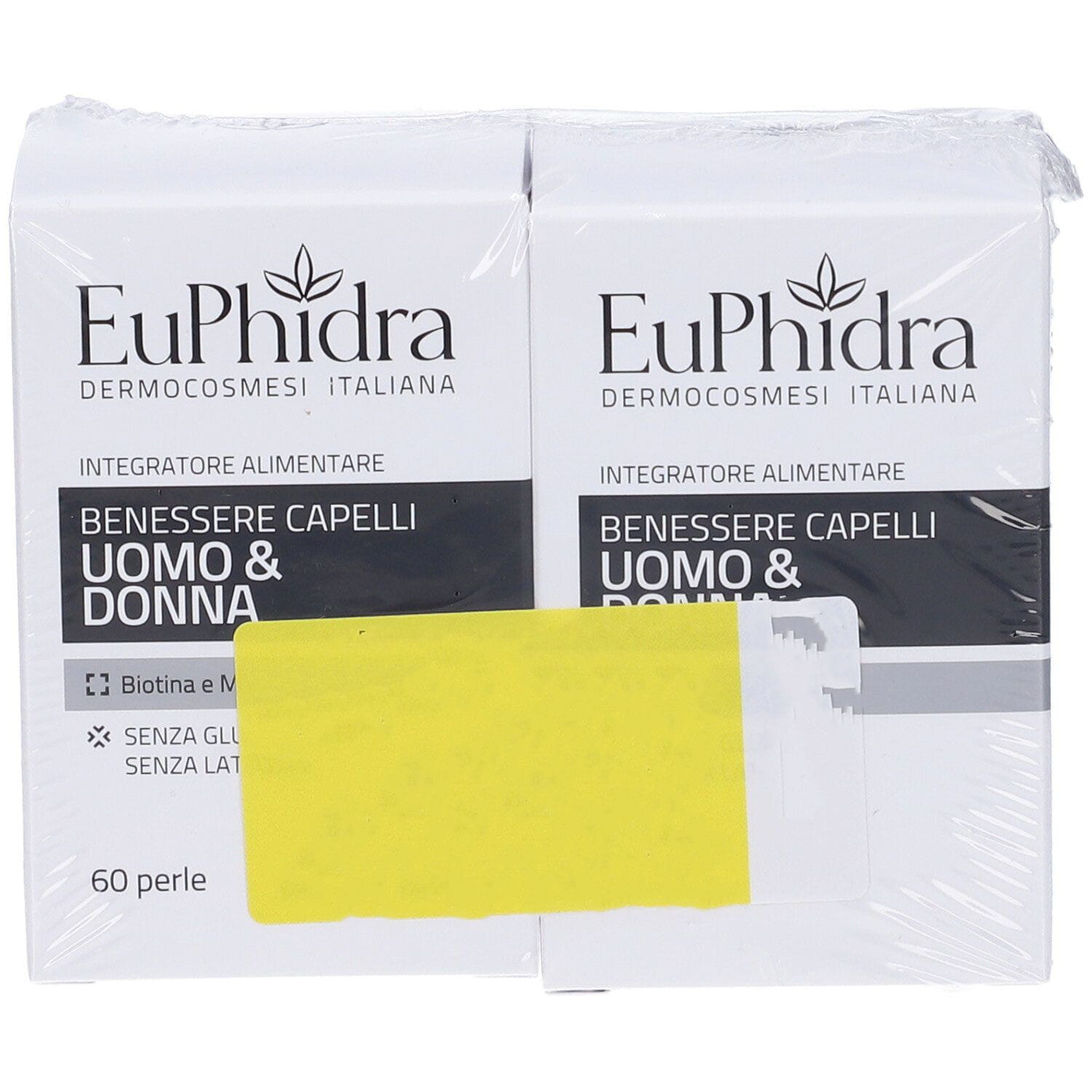 BENESSERE CAPELLI UOMO&DONNA ABBINATA 2 CONFEZIONI DA 60 CAPSULE