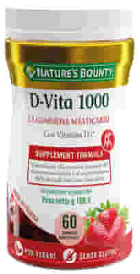 NATURE'S BOUNTY D VITA 1000 60 GOMMOSE MASTICABILI