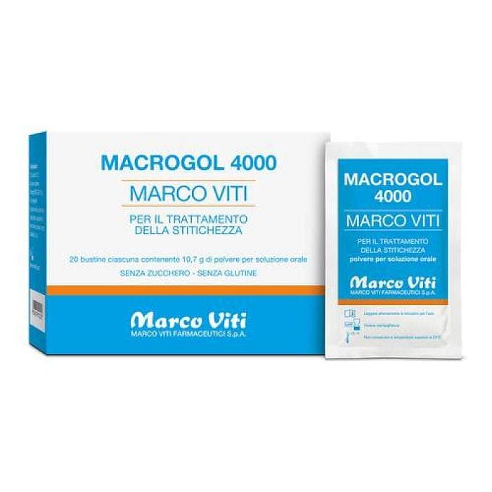 Macrogol 4000 20 Bustine Da 10,7 G