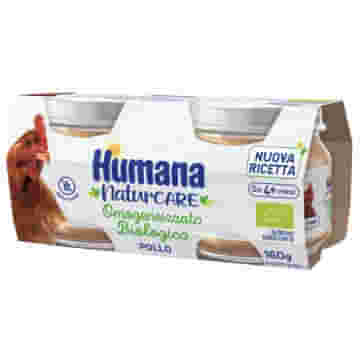 HUMANA OMOGENEIZZATO POLLO BIOLOGICO 2 PEZZI 80 G