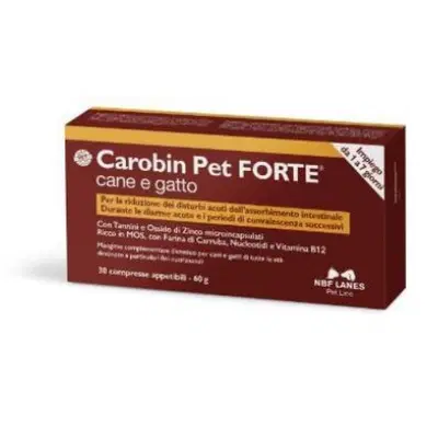 CAROBIN PET FORTE 30 COMPRESSE CAROBIN PET FORTE 30 COMPRESSE