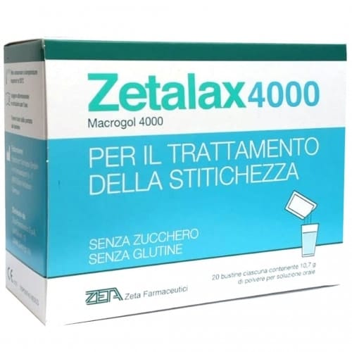 ZETALAX 4000 20 BUSTINE DA 10,7 G SENZA ZUCCHERO SENZA GLUTINE