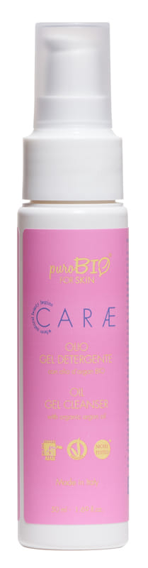 PUROBIO CARAE OLIO GEL DETERGENTE OLIO ARGAN 50 ML