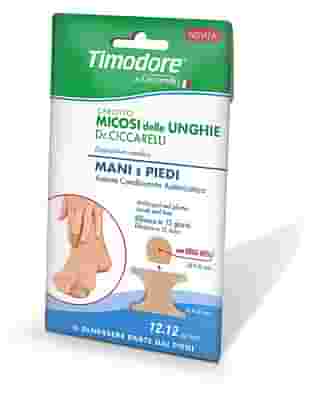CEROTTO TIMODORE PER MICOSI UNGHIE MANI E PIEDI 12 + 12 PEZZI