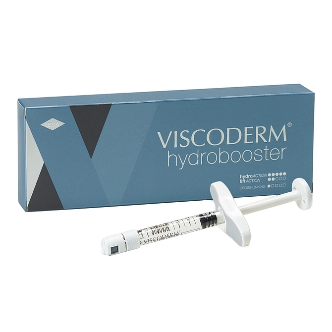 Siringa Intra Dermica Viscoderm Hydrobooster Acido Ialuronico 25 Mg/1,1 Ml + Aghi