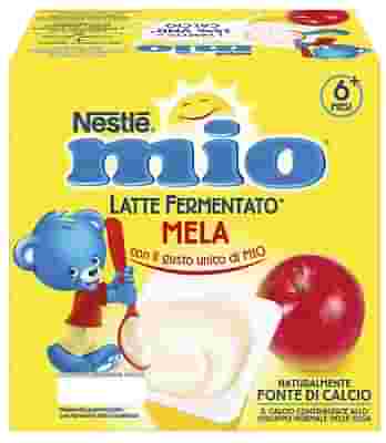 MIO MERENDA LATTE FERMENTATO MELA 4 PEZZI DA 100 G