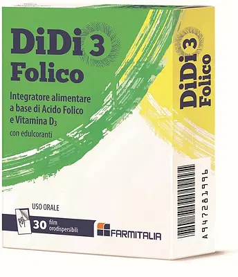 DIDI3 FOLICO 30 FILM ORODISPERSIBILI DIDI3 FOLICO 30 FILM ORODISPERSIBILI