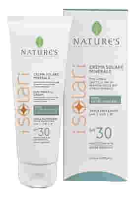 NATURE'S I SOLARI CREMA VISO CORPO MINERALE SPF30 100 ML