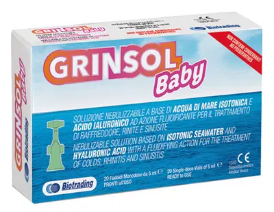 GRINSOL BABY 20 FIALE DA 5 ML GRINSOL BABY 20 FIALE DA 5 ML