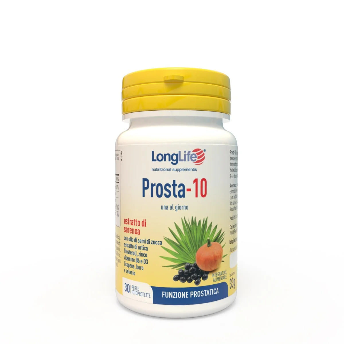 LONGLIFE PROSTA-10 30 PERLE FOTOPROTETTE